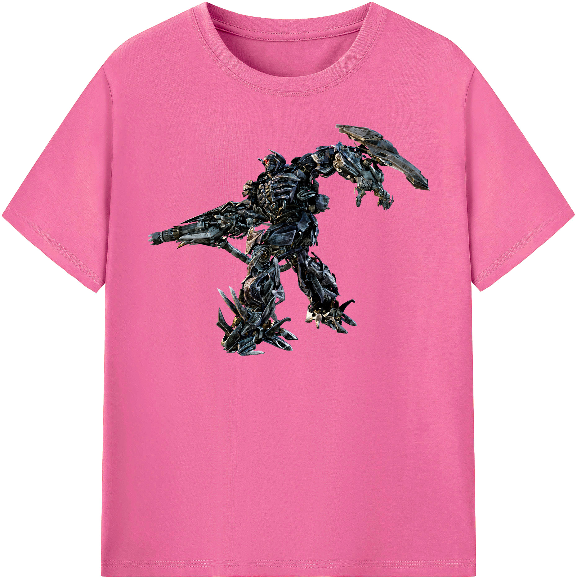 （画像用） Transformers トランスフォーマー レディースカジュアルプリントTシャツ（綿100％）
